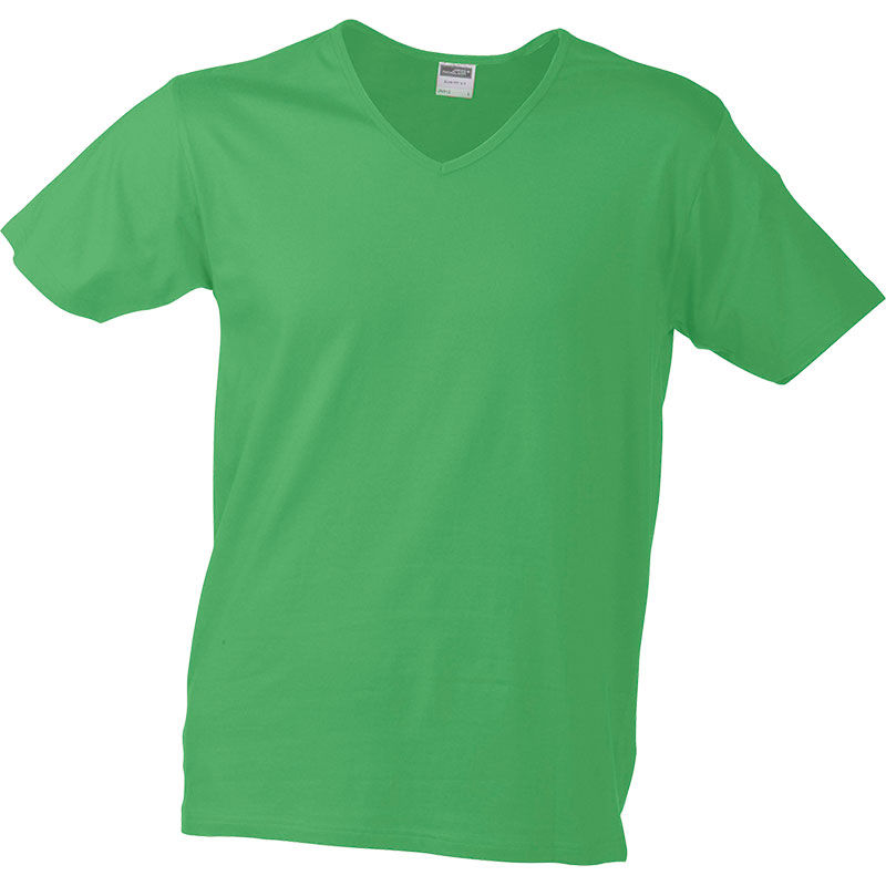 Jewu | T Shirt publicitaire pour homme Vert Prairie