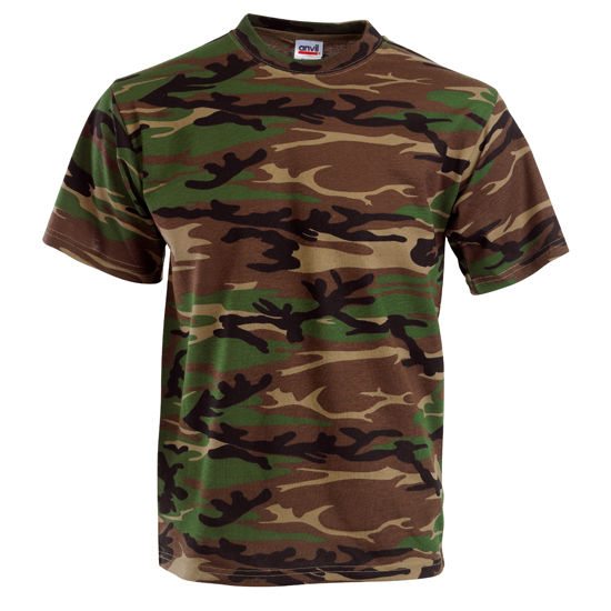 t shirt personnalisés Camouflage Vert