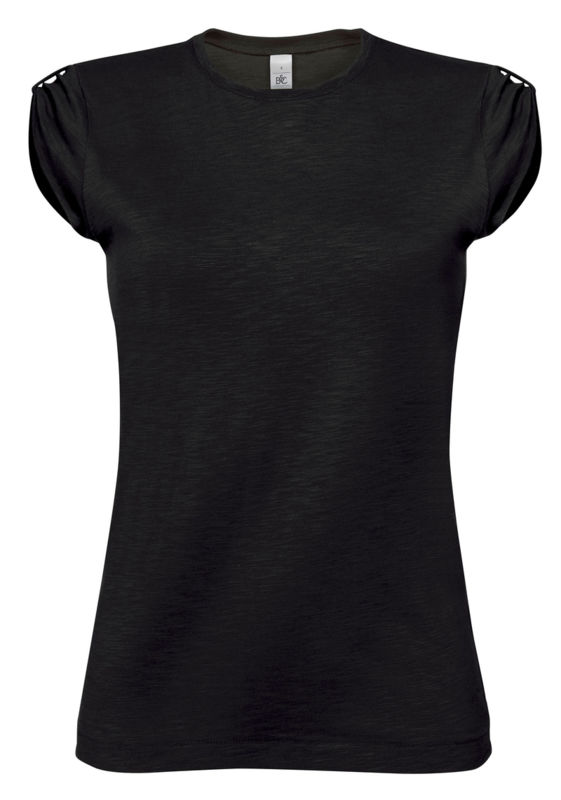 Modisches | Tee Shirt publicitaire pour femme Noir Vintage 1