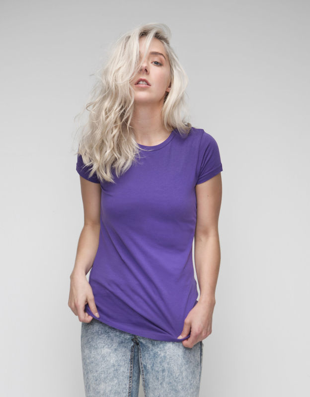 Biyo | Tee Shirt personnalisé pour femme Pourpre 1