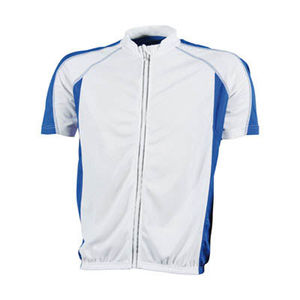 t shirt cyclistes publicitaires Blanc Royal
