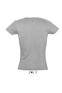 T-shirt personnalisable : Miss Gris chiné 2
