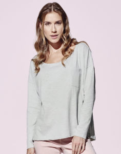 Locusso | T Shirt publicitaire pour femme Blanc 1