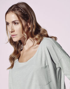 Locusso | T Shirt publicitaire pour femme Gris 2