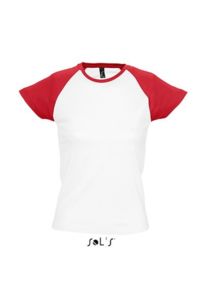 T-shirt publicitaire : Milky Blanc Rouge