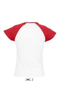 T-shirt publicitaire : Milky Blanc Rouge 2