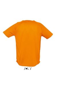 T-shirt publicitaire : Sporty Orange Fluo 2