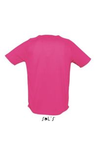 T-shirt publicitaire : Sporty Rose Fluo 2 2