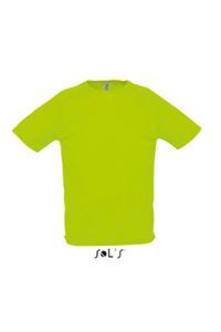 T-shirt publicitaire : Sporty Vert Fluo