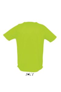 T-shirt publicitaire : Sporty Vert Fluo 2