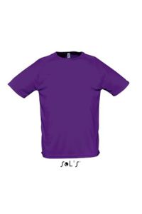 T-shirt publicitaire : Sporty Violet foncé