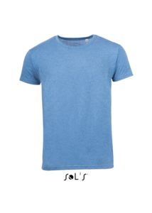 Tee-shirt à personnaliser : Mixed Men Bleu chiné
