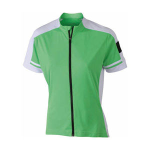 tee shirt cycliste publicitaire Vert