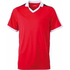 tee shirt impression logos Rouge Blanc