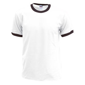 tee shirt imprimé Blanc Noir