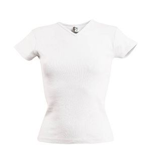 tee shirt imprime femme Blanc