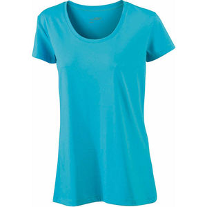 tee shirt imprime femme Turquoise