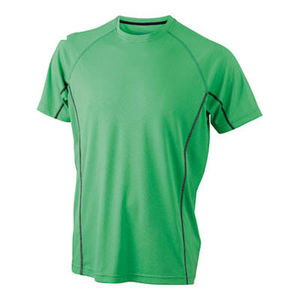 tee shirt logo entreprise Vert Noir