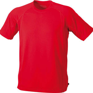 tee shirt marquage logos Rouge