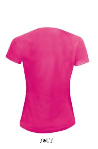Tee-shirt personnalisable : Sporty Women Rose Fluo 2 2