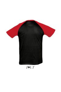 Tee-shirt personnalisé : Funky Noir Rouge 2