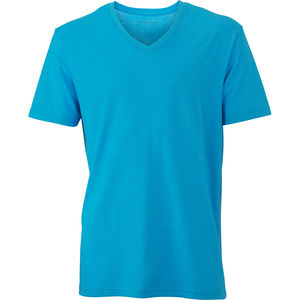 Hassi | Tee Shirt publicitaire pour homme Chine Turquoise