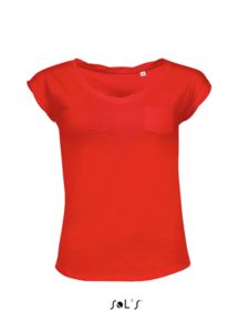 Tee-shirt personnalisé : Mod Women Rouge Coquelico