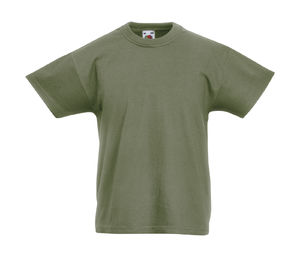 Ruwolo | Tee Shirt publicitaire pour enfant Vert Olive 1