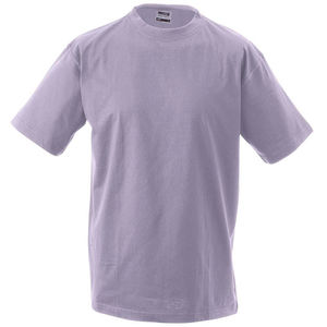 tee shirts impression logo Mauve Lilac