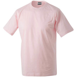 tee shirts impression logo Rose clair