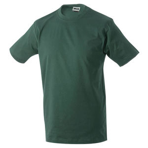 tee shirts impression logo Vert foncé
