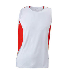 tee shirts logo entreprises Blanc Rouge
