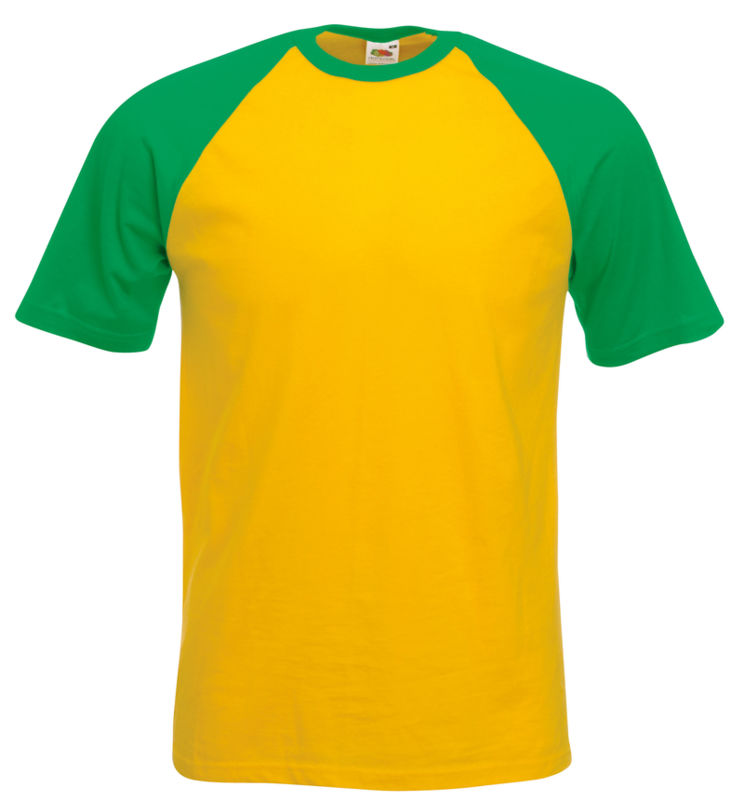 Baseball T | T Shirt publicitaire pour homme Tournesol Vert Kelly 2