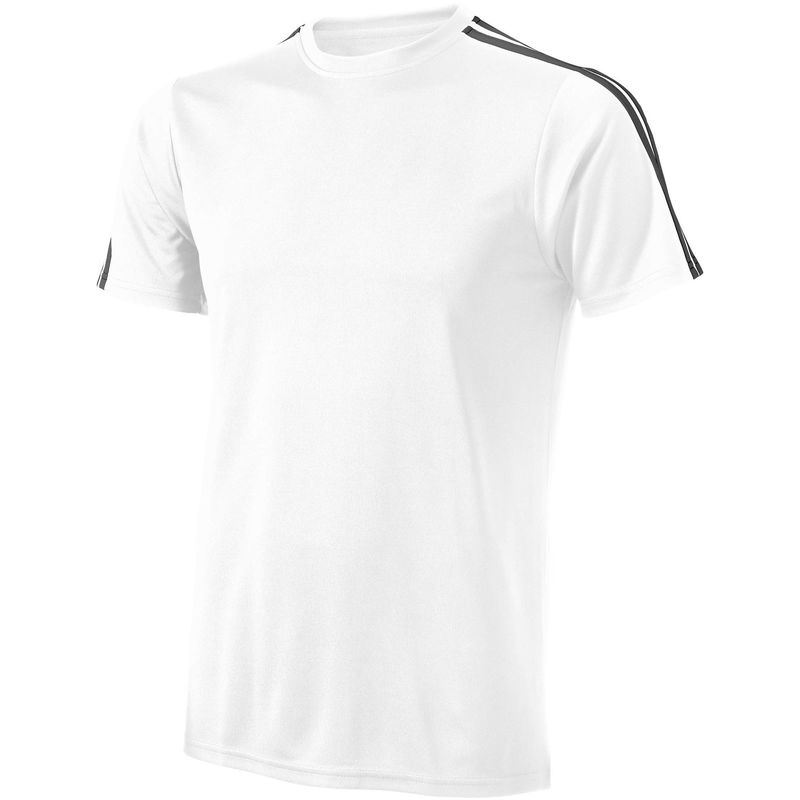 Baseline | T Shirt publicitaire pour homme Blanc Noir