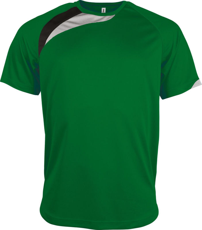 Bigga | T Shirt publicitaire pour homme Vert Noir Gris
