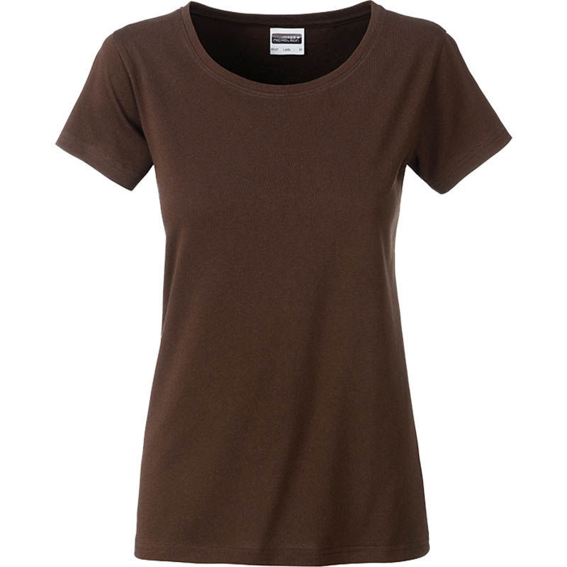 Ceky | T Shirt publicitaire pour femme Marron