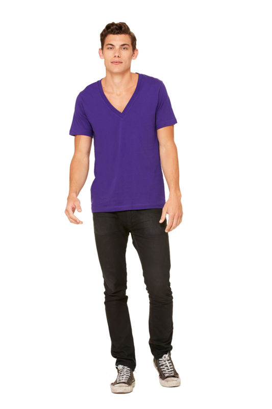 Dafy | T Shirt publicitaire pour homme Equipe Violet 1