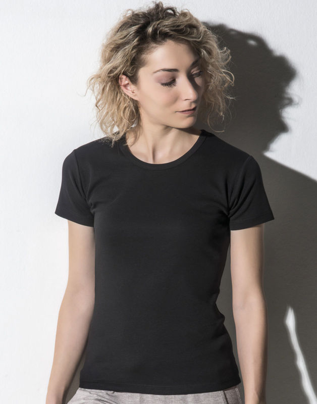 Favenni | T Shirt publicitaire pour femme Noir 2