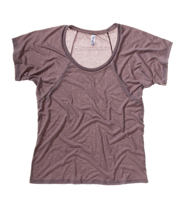 Flowy Raglan | T Shirt publicitaire pour femme Cendre 3