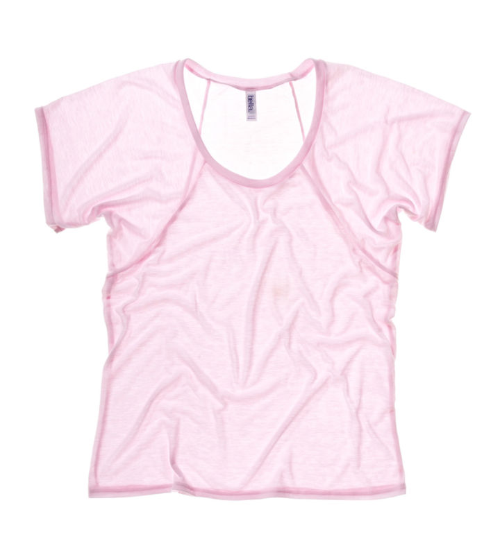 Flowy Raglan | T Shirt publicitaire pour femme Rose Soft 3