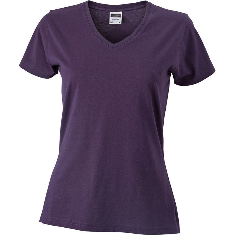 Fydi | T Shirt publicitaire pour femme Aubergine