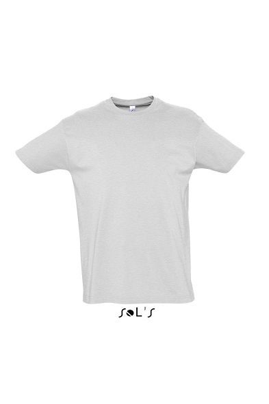 Imperial | T Shirt publicitaire pour homme Blanc Chiné
