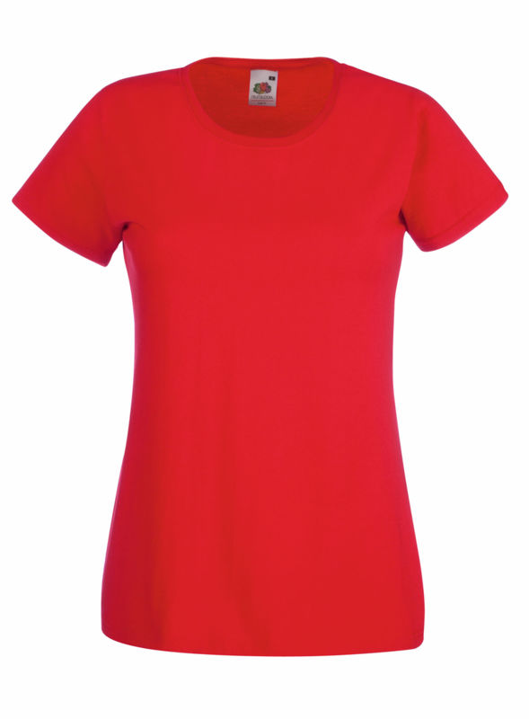 Jecoo | T Shirt publicitaire pour femme Rouge 1