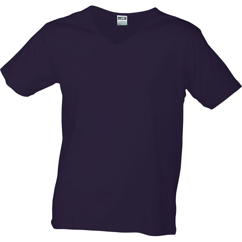 Jewu | T Shirt publicitaire pour homme Aubergine