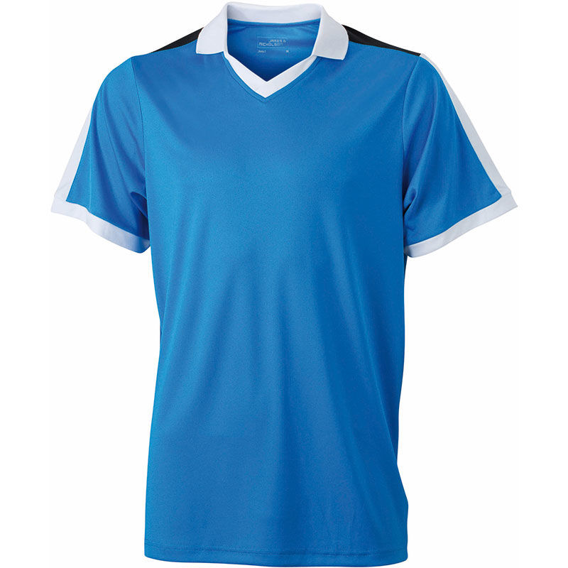 Kixe | T Shirt publicitaire pour homme Cobalt Blanc