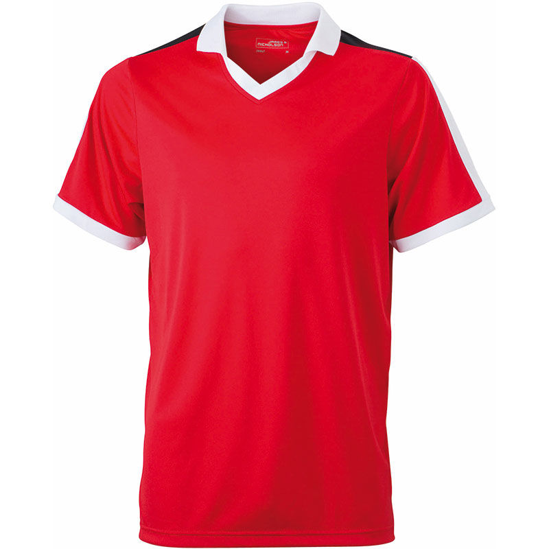Kixe | T Shirt publicitaire pour homme Rouge Blanc