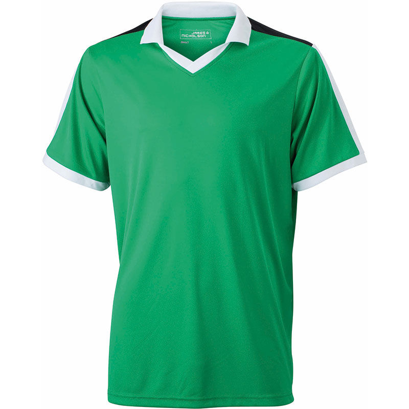 Kixe | T Shirt publicitaire pour homme Vert Blanc