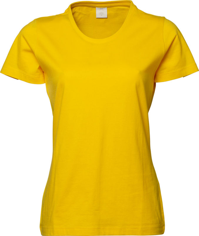 Ladies Basic | T Shirt publicitaire pour femme Jaune 1