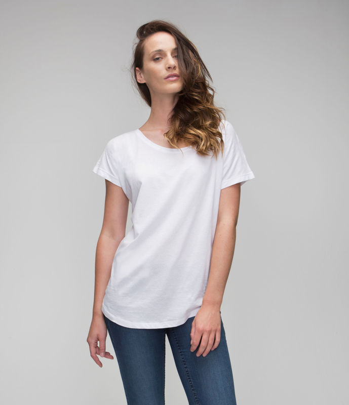 Lagoo | T Shirt publicitaire pour femme Blanc 1