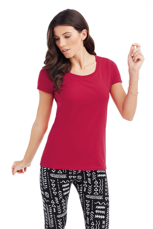 Lizy | T Shirt publicitaire pour femme Rouge Vif 1